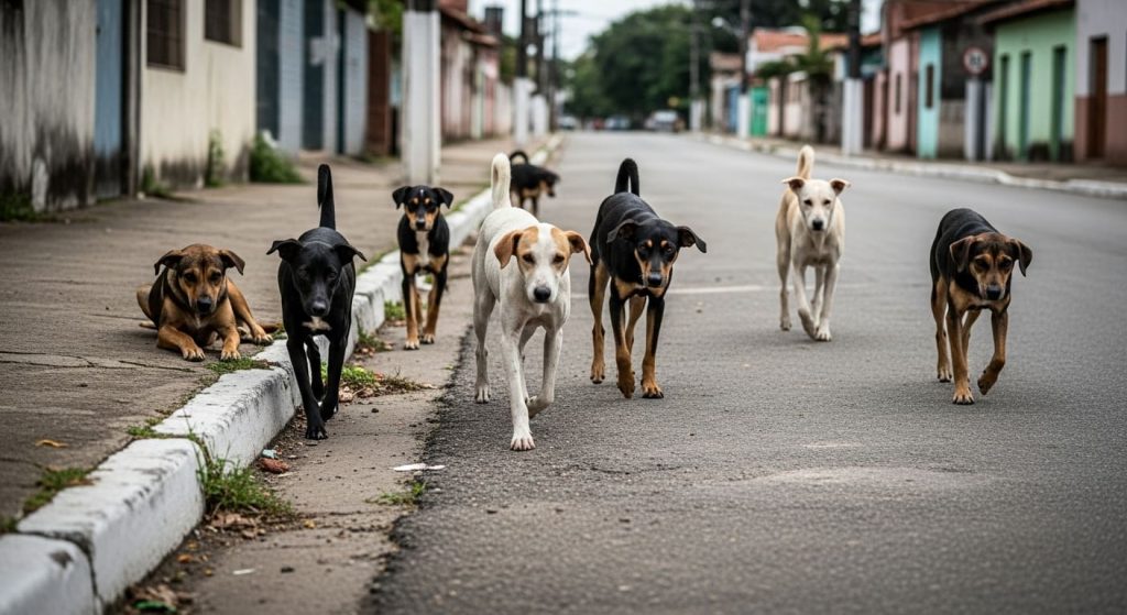 Paraiba Do Sul, Rua, Cães Abandonados,