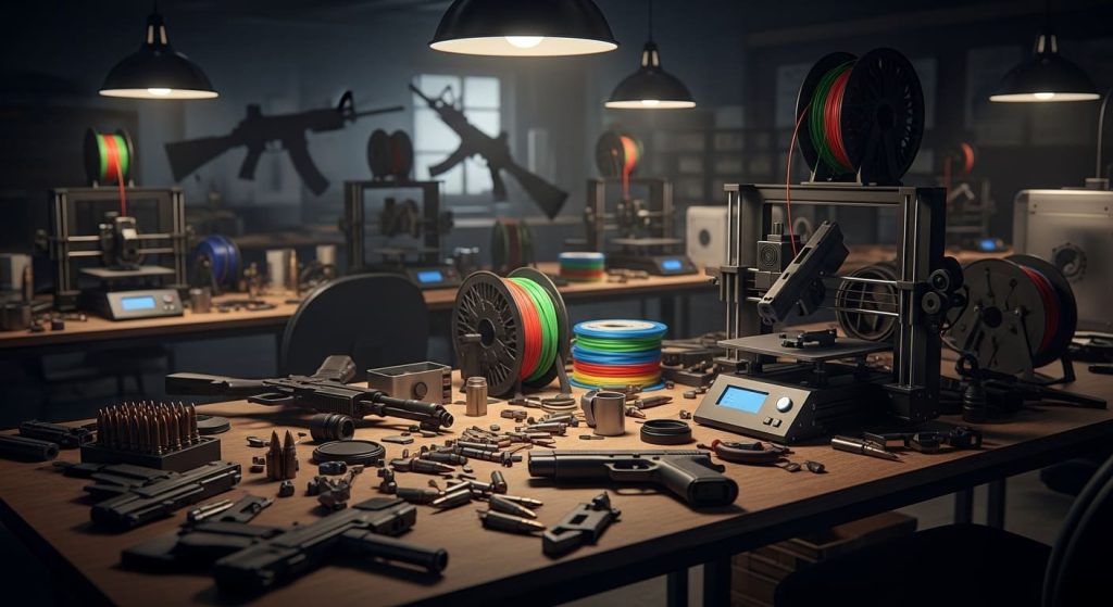 Fabrica Clandestina De Armas Com Impressora 3D