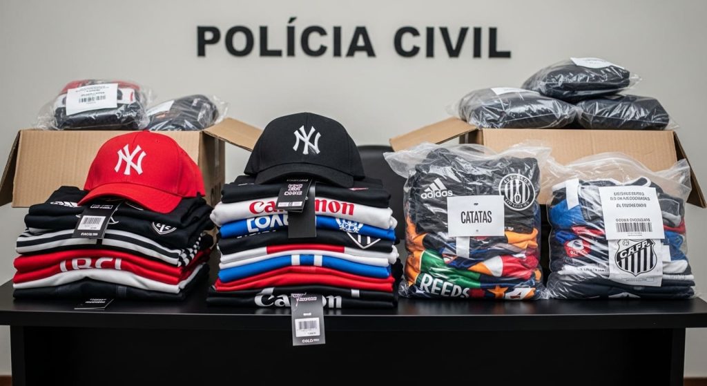Itens Aprendido Pela Policia Civil, Camisas, Bones E Outros