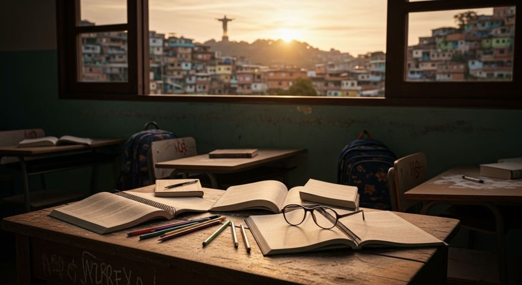 Imagem De Instituição De Ensino No Vidigal Com Bela Vista